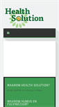 Mobile Screenshot of health-solution.eu